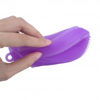 Kitchen Tools Silicone Scrubber Dish Washing Brush Cleaning Sponge